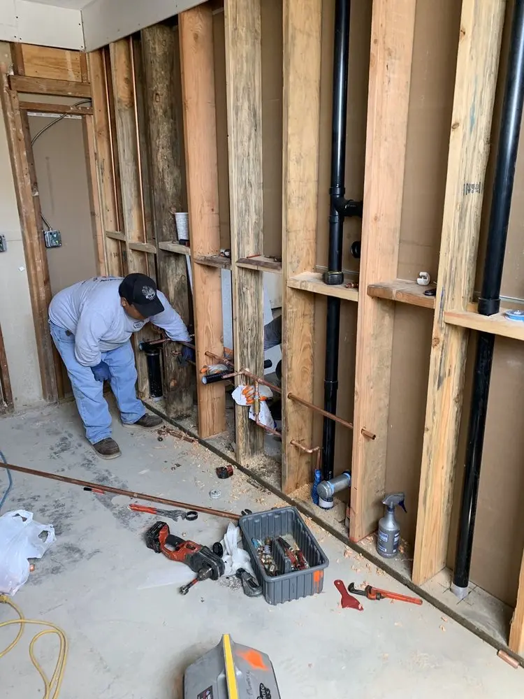 Commercial rough-in plumbing for Gas Line Repair in Hermitage Park